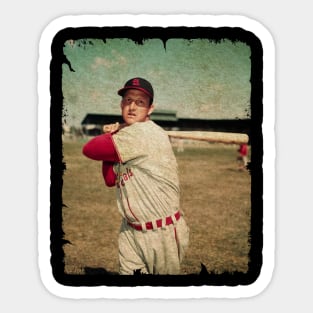 Stan Musial in St. Louis Cardinals Sticker